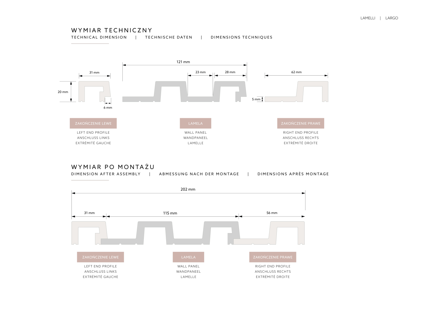 largo seinapaneel valge parempoolne ääreprofiil l0301 largo seinapaneel valge parempoolne ääreprofiil l0301, DEKORATIIVLIIST, seinaliistud, laeliistud, põrandaliistud, nurgaliistud, liistupood,