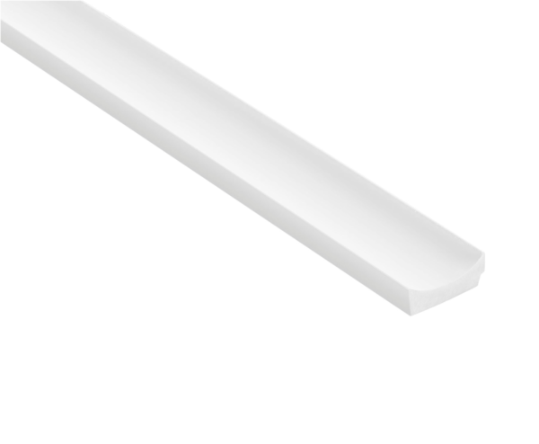 lumio seinapaneel valge vasakpoolne ääreprofiil wp002, DEKORATIIVLIIST, seinaliistud, laeliistud, põrandaliistud, nurgaliistud, liistupood, liistupood, liistud, põrandaliistud, kulumiskindlad liistud, tugevad liistud, parimad liistud, paneelid