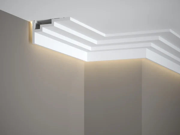 valguskarniis ql025, DEKORATIIVLIIST, seinaliistud, laeliistud, põrandaliistud, nurgaliistud, liistupood,