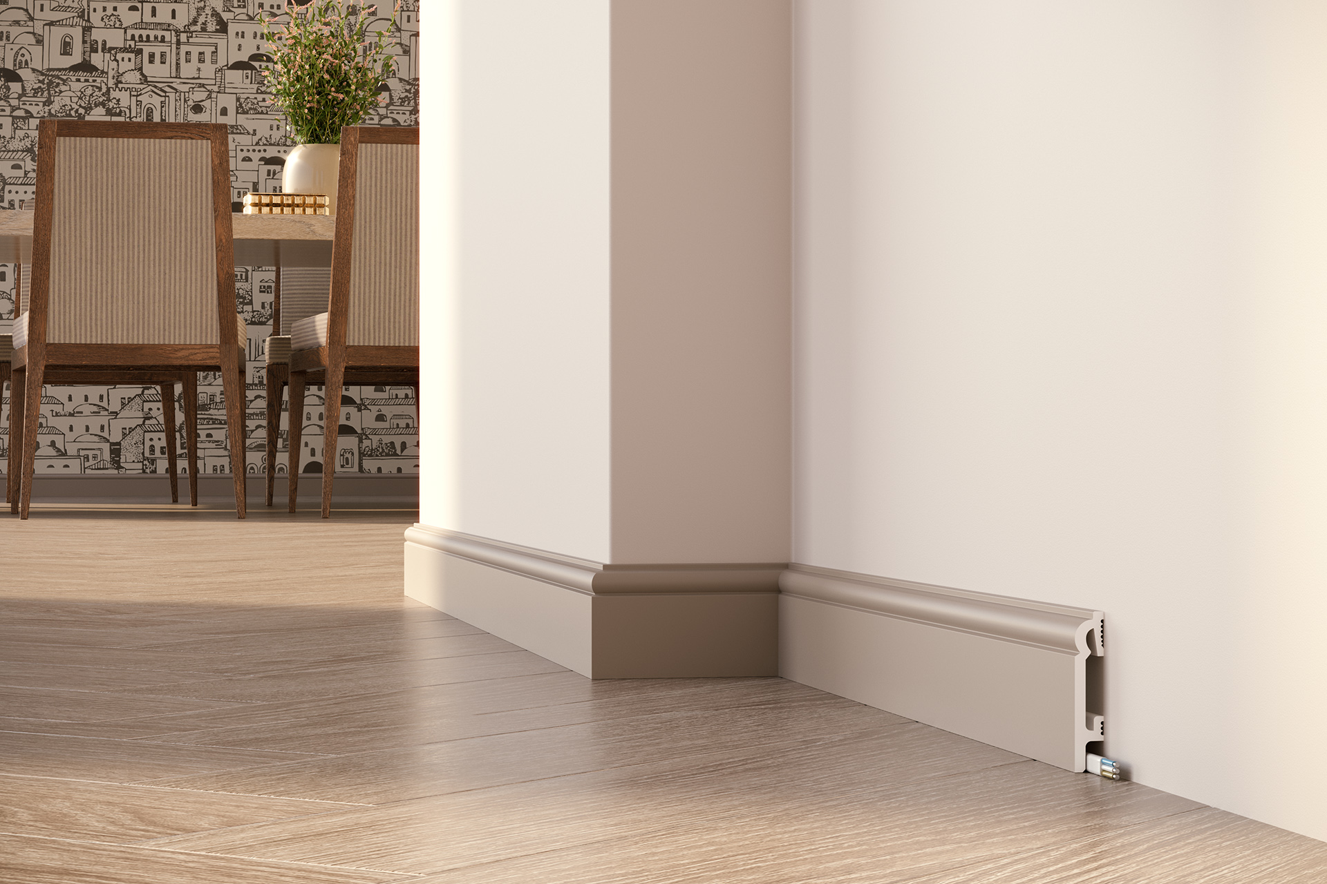 põrandaliist pf081 (white ral9003) põrandaliist pf081 (white ral9003)